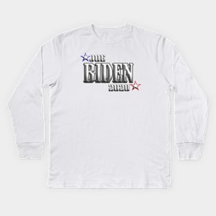 Joe Biden for USA President Election 2020 2 Kids Long Sleeve T-Shirt